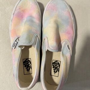 Vans Pastel Tie-Dye Slip-On Shoes
